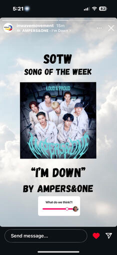 Song Of The Week - InWave Movement (Instagram Story)